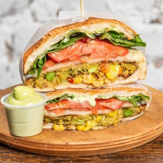 X Veggie Burger.